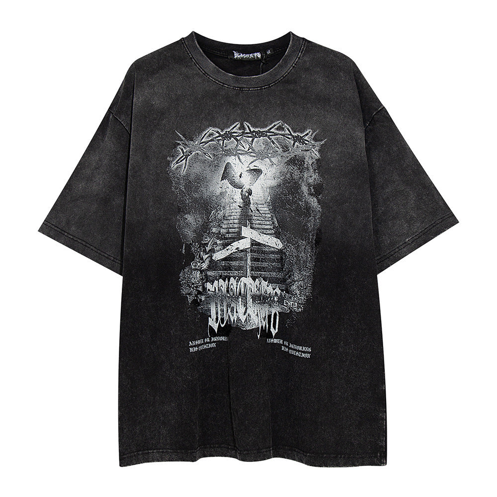 Dark Angel Print Short Sleeve
