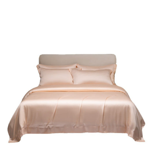 120 Lanjing Heavenly Silk Bedding Set with Four Pieces of Ice Silk Bed Sheet and Duvet Cover