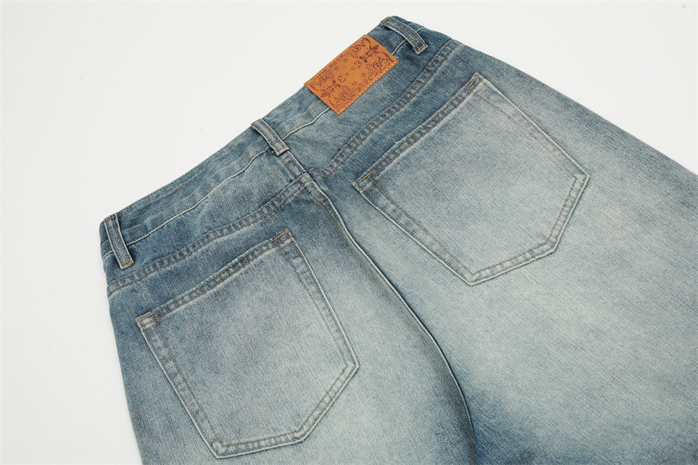 Gradient Fashion Men's Baggy Straight Trousers