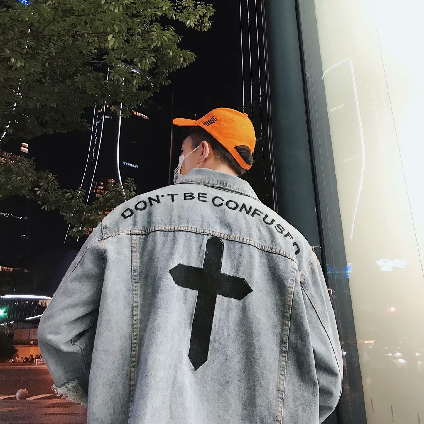 Men's Denim Jacket Loose Slim Fit Jacket Gown Clothes