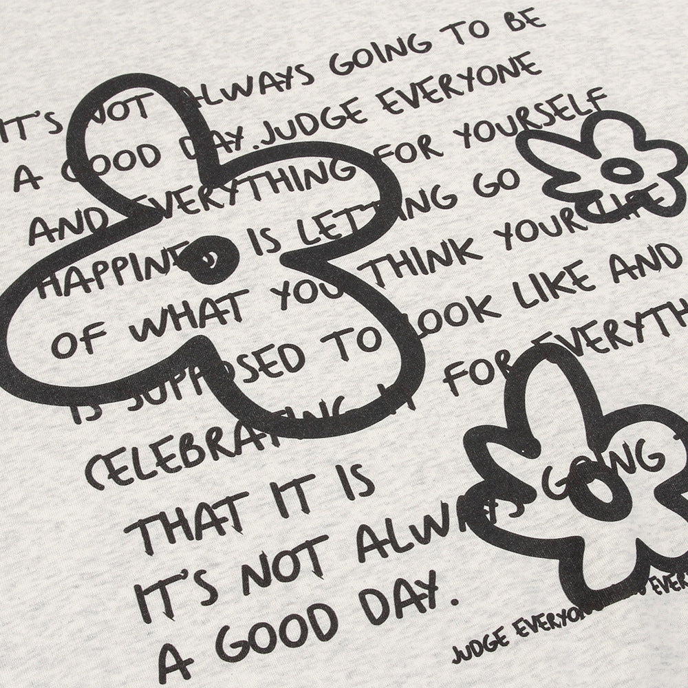 English Letters Printed Hoodie Men