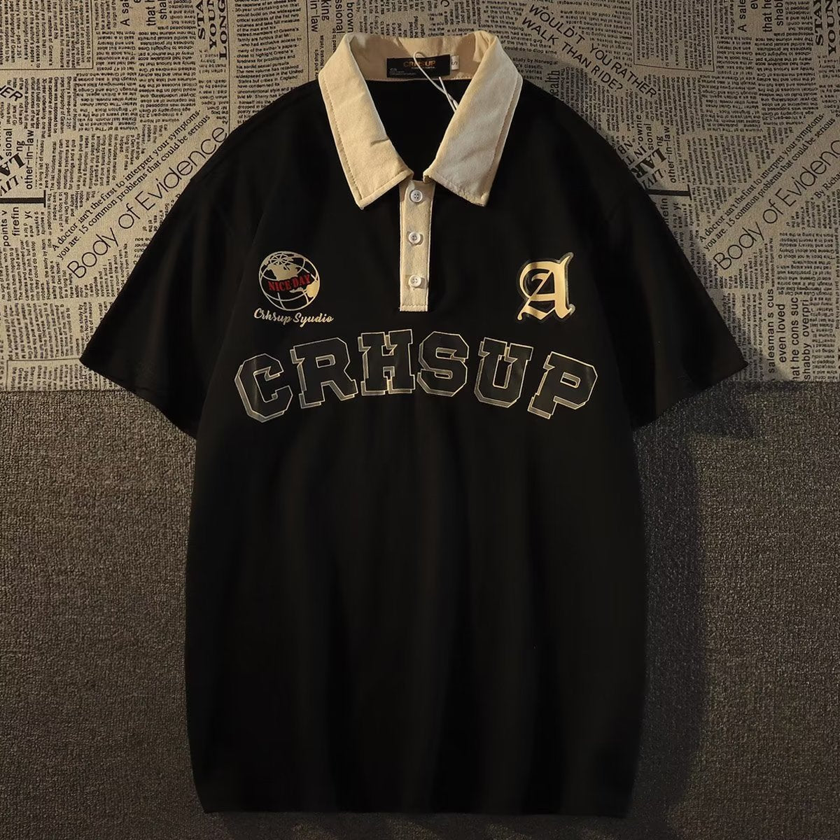 Men's Fashion Cropped Sleeve Japanese Style