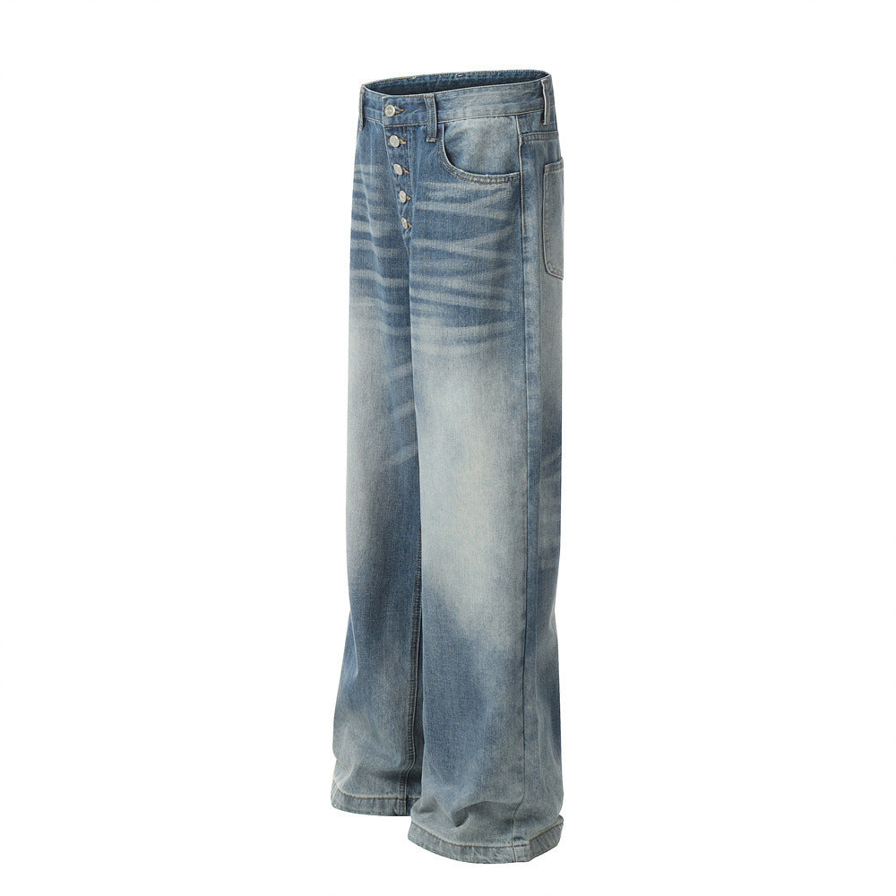 Gradient Fashion Men's Baggy Straight Trousers