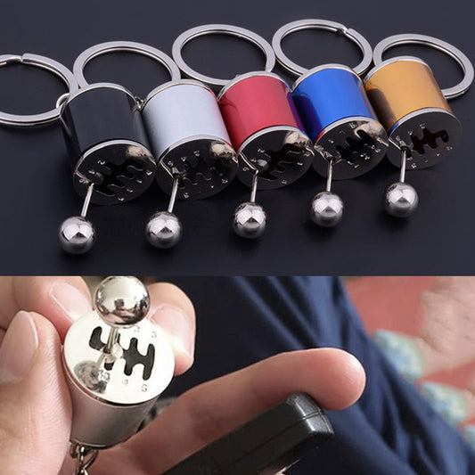 Fancy Modified Turbo Keychains Gear Head Key Chain Wave Box Keyring Key Rings Keyfob Accessories Free Shift