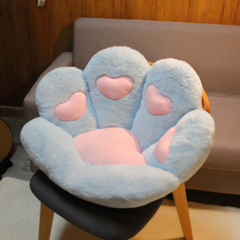 Cartoon Bear Paw Half-Enclosed Cushion Lazy Sofa Office Chair Seat Student Pad Cat Claw Seat Pad