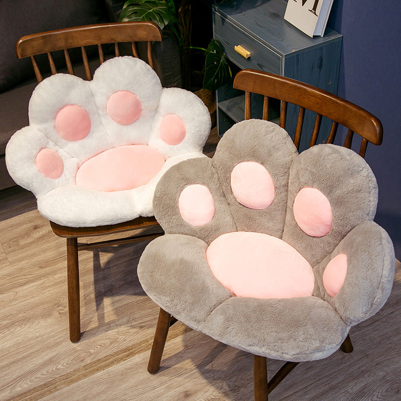 Cartoon Bear Paw Half-Enclosed Cushion Lazy Sofa Office Chair Seat Student Pad Cat Claw Seat Pad