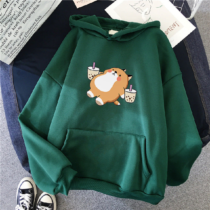 Casual Loose Top Couple Jacket Hoodie