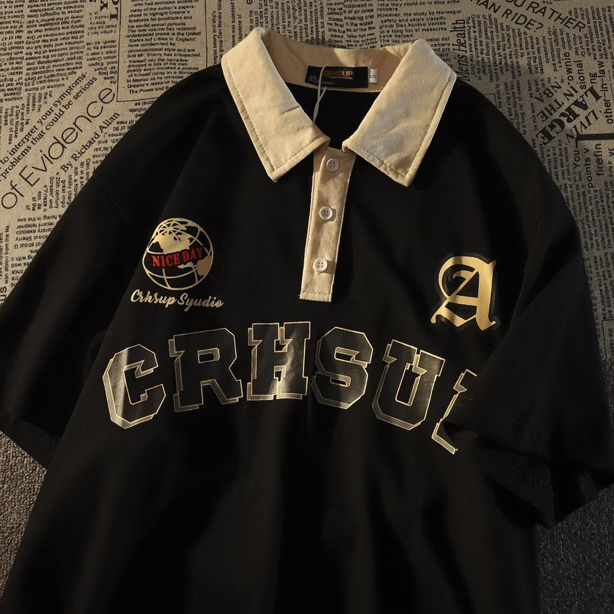 Men's Fashion Cropped Sleeve Japanese Style