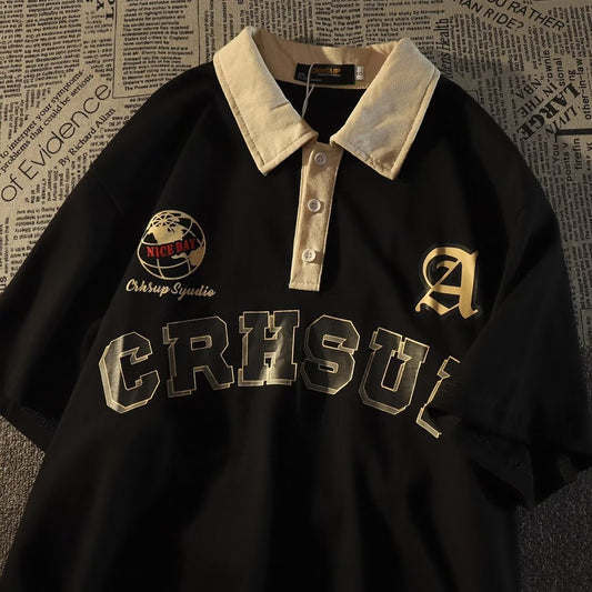 Men's Fashion Cropped Sleeve Japanese Style